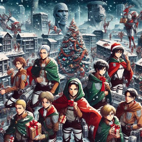 attack on titan christmas|titan christmas youtube.